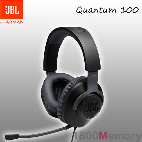JBL Quantum 100 Wired Gaming Headset 3.5mm Headphones Black