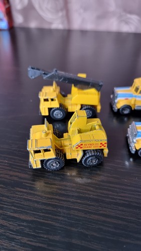 Matchbox Construction Job Lot X 7 1981 - 1984 - Peterbilt Crane Volvo Tractor - Picture 3 of 14