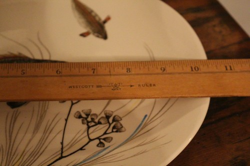 Vintage Johnson Bros. Made in England FISH Oval Dinner Plate Design No. 2 - Picture 8 of 8