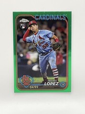 2024 Topps Chrome Irving Lopez Green Refractor /99