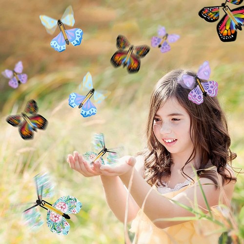 Magic Flying Butterfly Toy Funny Wedding Invitation Surprise Card Note-Book Gift - Picture 6 of 11