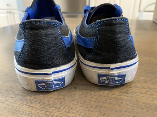 Vans Old Skool Lona Sk8 Top Bajo Negro/Azul Tenis Zapatos Para Hombre 6 Mujer 7.5 - Imagen 5 de 7
