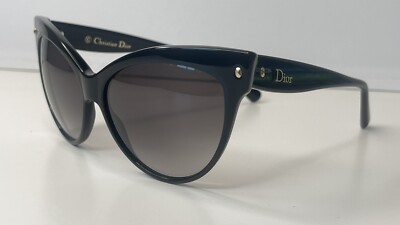 Authentic Black Christian Dior Les Marquises Sunglasses (58-15-140) Gray Lens