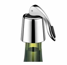Premium Stainless Steel Wine Bottle Stopper Vacuum-Seal Reusable Airtight Cap US