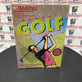 Bandai Golf Pebble Beach Challenge New Sealed VGA WATA CGC Nintendo NES Pink SOQ