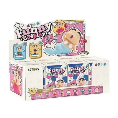 52TOYS Crayon Shin-Chan Funny Cosplay Series (Full set of 8) Figure Collection