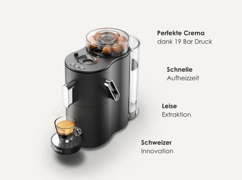 CoffeeB Café Royal Kaffeemaschine Globe Schwarz oder Weiß Neu und OVP - Bild 5 von 7