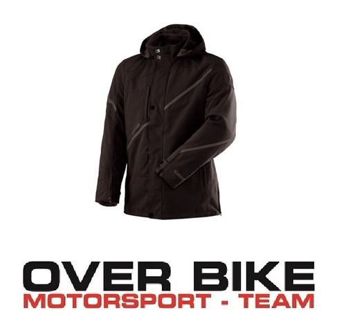 GIACCA MOTO SCOOTER TRASPIRANTE IMPERMEABILE IMBOTTITA SCOTT TESSUTO NERO TG M - Foto 4 di 4