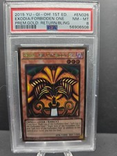 Exodia the Forbidden One PGL2-EN026  1st Edition Prem. Gold. PSA 8