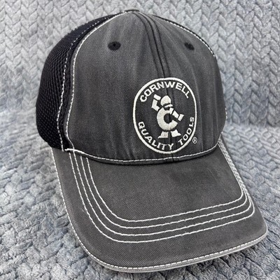 Cornwell Quality Tools Logo Mens Black My Hat Guy Trucker Hat Mesh Back OSFM