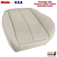 2010-2014 For Subaru Outback Genuine Leather Passenger Bottom Cover Warm Ivory