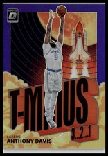 2021-22 Donruss Optic #4 Anthony Davis T-Minus 3...2...1 Purple