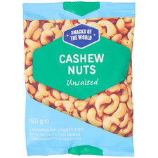 Snacks of the World Ungesalzene Cashewkerne