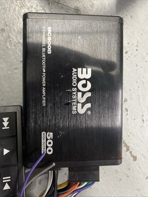Boss Audio Systems Mc900b Bluetooth Power Amplifier BPSIRS RockerSwitch Receiver
