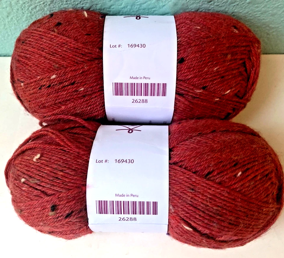 2 - Knit Picks STROLL TWEED - FIRECRACKER HEATHER - Merino/Donegal Tweed 231 yds - Image 3 of 4