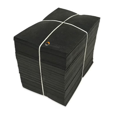 1.5oz Black Tearaway Embroidery Stabilizer 7.25x14.5 Precut Sheets 100pk Met Pro