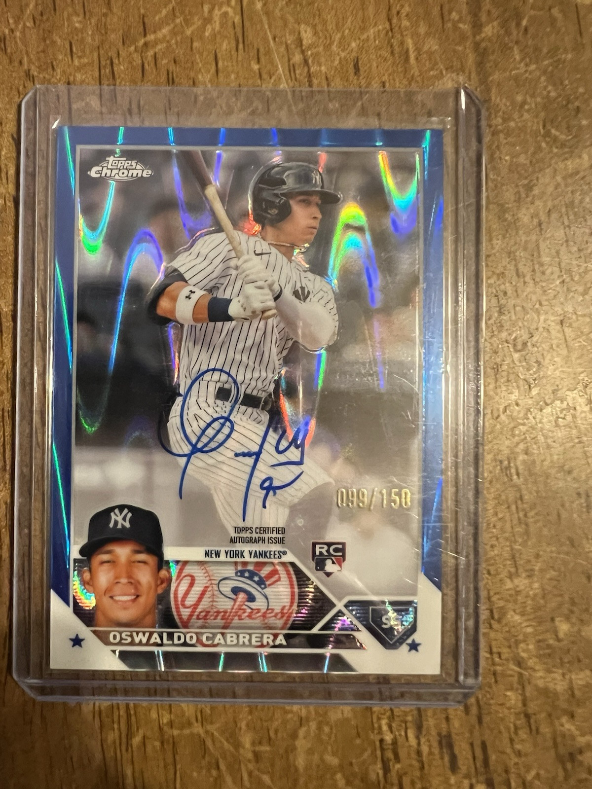 2023 Topps Chrome Update Series - Autographs #RA-OCA Oswaldo Cabrera (AU, RC)