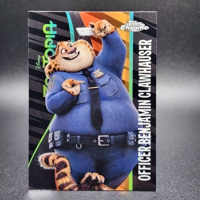 2025 Topps Chrome Disney Officer Benjamin Clawhauser Zootopia Icons #ZI-3