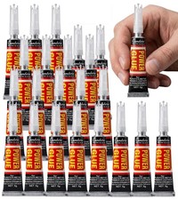 24 Pcs Super Glue Extra Strong Quality Adhesive Plastic Glass Rubber Leather 3g