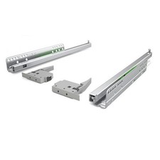 Guide scorrevoli per cassetti estrazione totale ammortizzata soft 