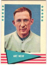 1961 Fleer Baseball Greats - Art Nehf #65 (C) EX
