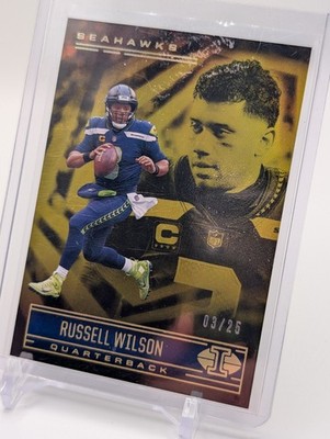 RUSSELL WILSON 2021 Panini Illusions JERSEY #3 /25