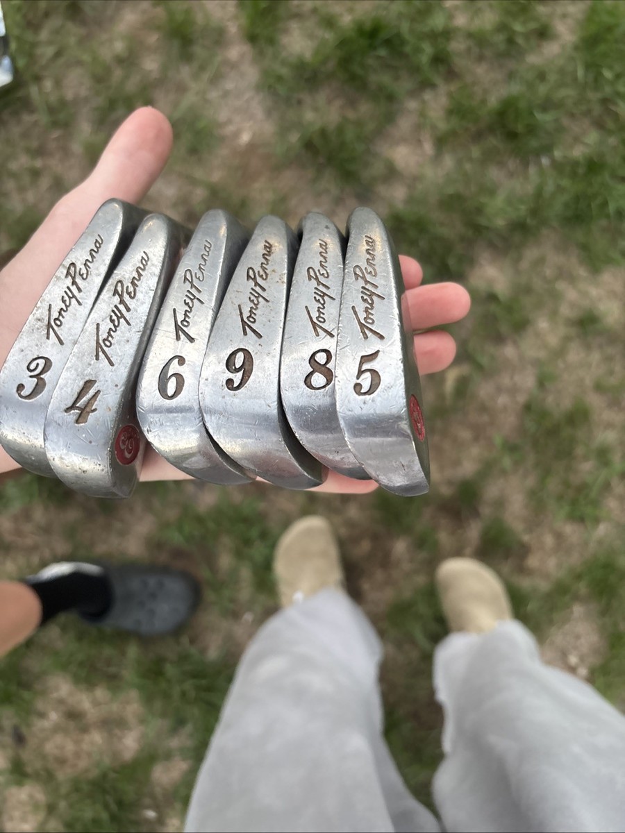 Toney Penna Golf Club Irons 3-9 Right Handed Steel Shaft Original