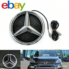 Fit Mercedes Benz Front Grille Star Emblem Light Illuminated New Led Badge Usa