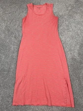 Toad & Co Dress Womens Medium Tank Midi Striped Stretch Beach Preppy Classic Eco