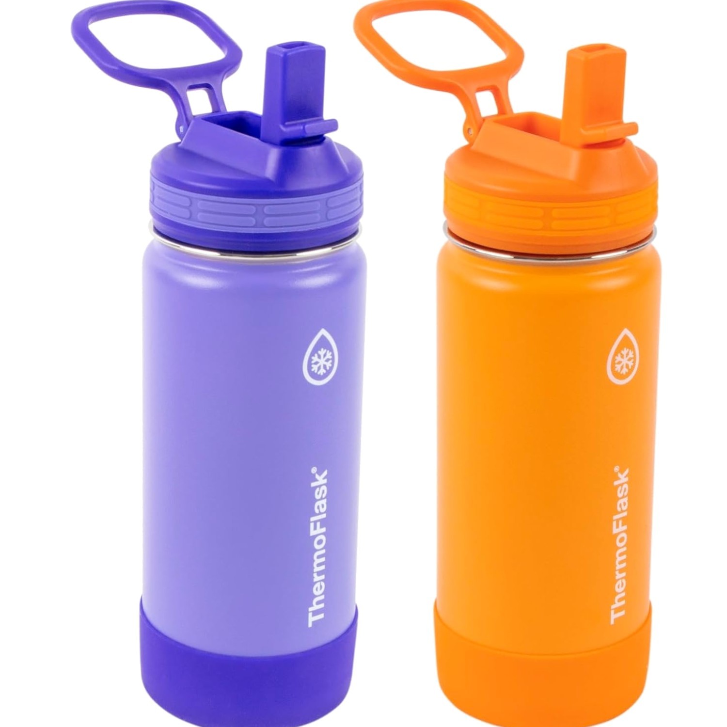 With Straw Lid Bpa-free Stainless Steel Le...