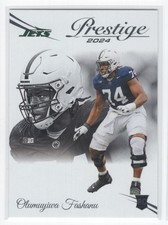 #313 2024 Panini Prestige / Olumuyiwa Fashanu RC New York Jets