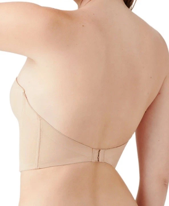 Sujetador b.tempt'd Future para mujer sin tirantes, espalda baja bronceado nude 32D Foto 2 de 4