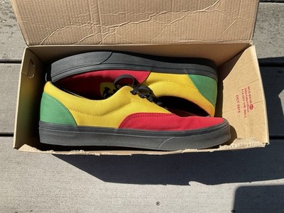 Size 10.5 VANS Sneakers Never Worn Rasta Red Black Yellow Green