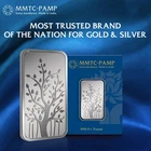 Pamp 10 GRAM BANYAN TREE BAR .9999 FINE SILVER