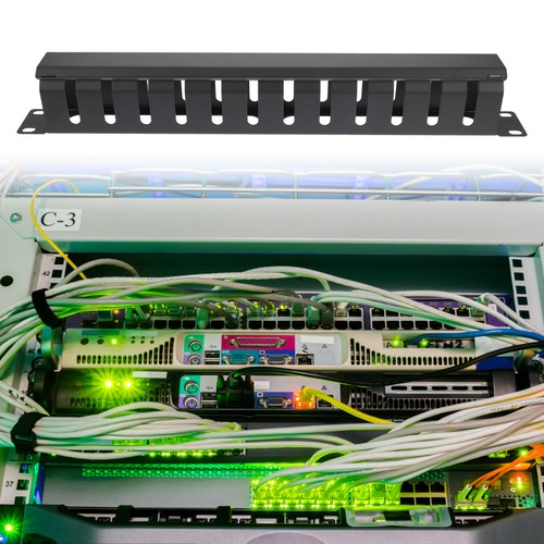 Metal Wire Rack Cord Organizer Holder Cable Server Manager Network Management - 第 4/12 張圖片