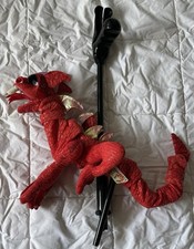 Folkmanis Red Shoulder Dragon Puppet Retired Rare HTF 2524
