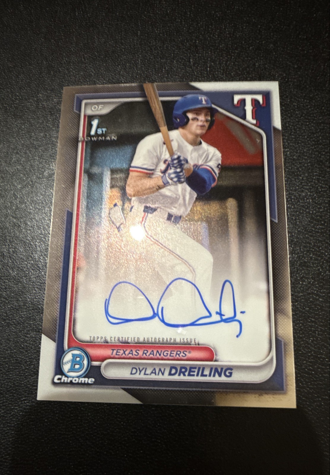 2024 Bowman Draft - Chrome Prospect Autographs Dylan Dreiling #CPA-DD (AU, RC)