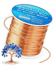 82ft Copper Wire for Jewelry Making, Pure Dead Soft Bare Copper 20 Gauge 1