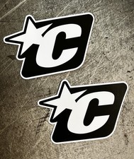 Creatures Of Leisure STICKER SET 5 Surfing Stickers RVCA Rip Curl FCS Snowboar