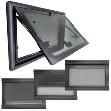 TEMPERED GLASS WINDOWS - CAMPERVAN MOTORHOME HORSEBOX CASSETTE BLIND & FLYSCREEN