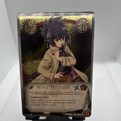 Naruto CCG Anko Mitarashi Foil Ninja Card Forbidden Jutsu English