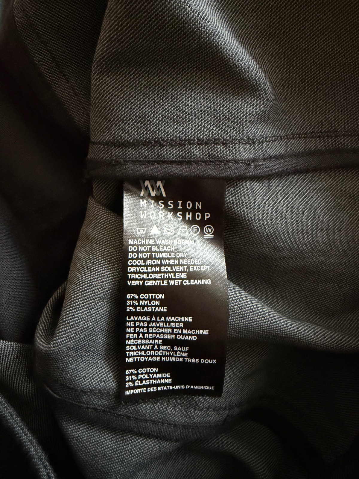 Mission Workshop Stack Denim Jacket Used Size Med… - image 5