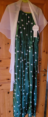 Swing dress/festive maxi dress size 44/new