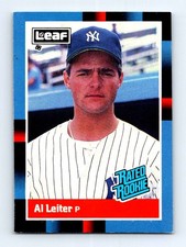 #43 1988 Leaf / Al Leiter RC New York Yankees