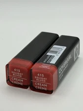 COVERGIRL- LOT of 2 Exhibitionist Crème Lipstick- 415 DELIGHT BLUSH- NEW &SEALED