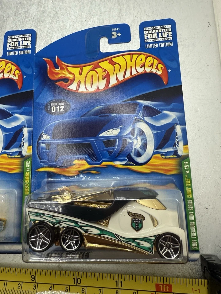 Dodge Charger/Fiebre de cabina Hot Wheels 2001 Treasure Hunt 007 008 012 amarillo!! Foto 2 de 4