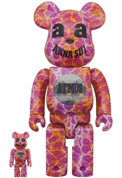 BE RBRICK Atmos Anna Sui 100 400 Vinyl Figure Used, Vintage