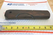 Wooden Shotgun Fore Stock Vintage Gun Part Engraved 20 Gauge? Unknown Model