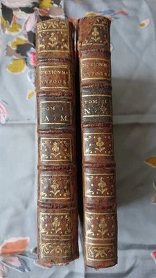 Dictionnaire typographique des livres rares – Osmont 1768 – 2 tomes complets... - Photo 1/4