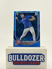 2025 Bowman Chrome Sapphire Matt Shaw Image Variation RC SP